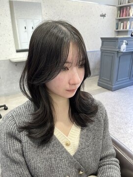 アデプト 北千住店(adept) 【adept北千住　エリブログ】シースルーバング×くびれレイヤー