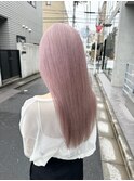 ブリーチダブルカラーホワイトカラーインナーカラー裾カラー艶髪