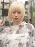 【ブロンドやペールトーンが叶う☆】似合わせカット＋２ブリーチ＋カラー