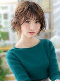 イヤリングカラー韓国風ゆるふわボブパーマc6北浦和20代30代40代