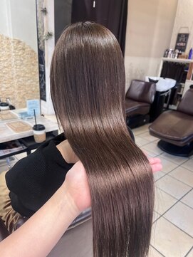 アンククロス 表参道(ANKH CROSS) 超最高級品質ロアエクステ/艶モカブラウン[ビフォーアフター]