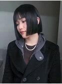 ボブショートミディアム美髪前髪カット_ba544281