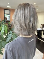 ヘアーサロン デペント(HAIR SALON Depend)&nbsp;レイヤーボブ　シルバー
