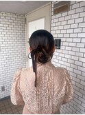 シニヨン　カチモリ　お団子