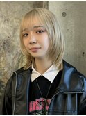 顔周りレイヤーカットタッセルボブ外ハネボブワンホンボブ韓国
