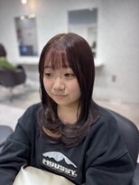 アデプト 北千住店(adept)&nbsp;★オリーブグレークラゲヘアーココアベージュ小顔レイヤー