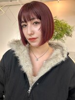 テルヴェ(Terve)&nbsp;ブリーチ無しダブルカラービビットワインレッドカラー