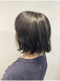 ボブパーマ　ハイライト