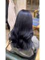 アグ ヘアー シャルト 高松店(Agu hair chart) ブリーチ1回~2回で施術可能なネイビーブルーカラー