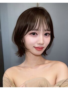 韓国顔周り/ハイレイヤーカット/ミディアムレイヤーカット/仙台