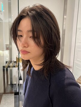 ミディアムウルフ/ウルフカット