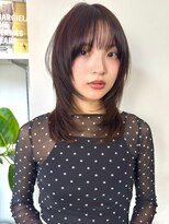イヴォーク トーキョー(EVOKE TOKYO) 髪質改善ミディアムレイヤー艶髪カラー顔まわりレイヤー