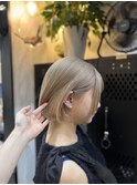 ハイトーンカラー/ミルクティーベージュ/ブリーチカラー