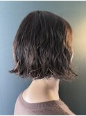 外国人風パーマスタイル