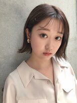 ソジ(soji) 外はねシースルーボブ