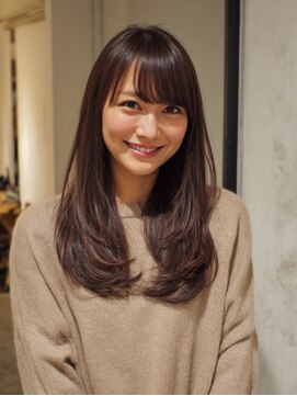 アクロスヘアーデザイン 武蔵小杉店(across hair design) 顔周りレイヤー