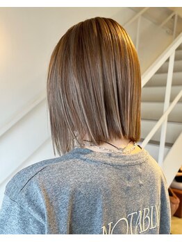 髪質改善トリートメント/髪質改善カラー/レイヤーカットHAIR&LIFEalb.【6/20~(予定)】の写真/【守恒/6月OPEN】定番のミルクティー,グレージュ,ショコラブラウンなどラテカラーが人気*ブリーチもお任せ!