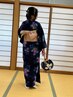 <美容室>浴衣着付+浴衣用プチアップヘア