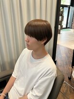 モア ヘアー ラウンジ ハザール 羽沢国大前店(moa hair lounge/ HAZZAR)&nbsp;透明感、ハイトーンマッシュ