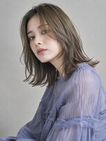 トリニティ(trinity)&nbsp;ブリーチ×髪質改善　オリーブベージュ　レイヤーカット　豊見城