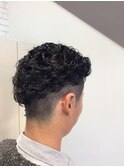 刈り上げパーマ