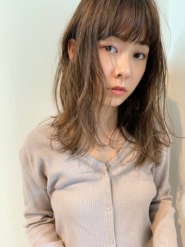クラフト ヘア デザイン(CRAFT HAIR DESIGN) ハイライトミルクティーベージュ×アンニュイウェーブ