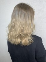 プライズ アイリス 池袋東口店(prize Iris)&nbsp;ミルクティーベージュ切りっぱなしボブ池袋東口