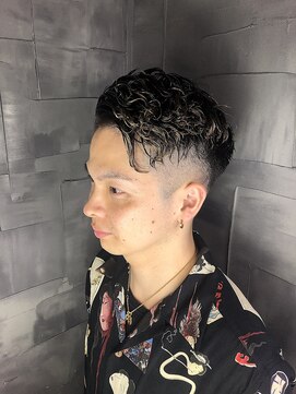 ヘアサロンエムフィス 池袋東口(HAIR SALON M Fe's) デザインカラー/厚めバング/ローライト/スリークボブ