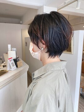 アトリエ シュシュ(atelier chou chou) 大人ショートボブ　× チョコレートブラウン髪質改善