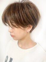 ステップ(STEP) 大人かわいい20代30代40代小顔ナチュラルハイライト丸みショート