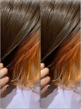 ネロ ヘアデザイン(Nero hair design) オレンジ系カラー