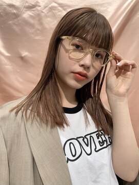 ノラ ヘアーサロン(NORA HAIR SALON) ワイドバング×切りっぱなし