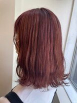 エンレイ(enRei) イルミナカラーカシスレッドくびれミディアムナチュラルウェーブ