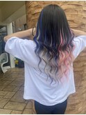 ハイライトツートン×ピンクBLUE