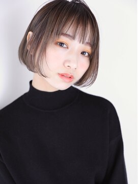 エールバイボヌール(Ere by Bonheur) シースルーバングの小顔ボブ