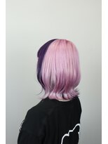 クリップ ジョイント ゴッド(CLIP JOINT GOD) pastel pink×deep purple