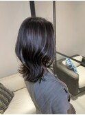 ホワイトグレージュハイライト