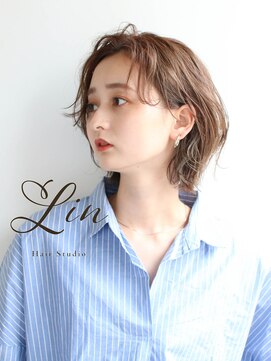 リン(Lin) 耳かけボブ