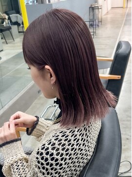 ノード(NODO) ピンクパープルの切りっぱなしロブ