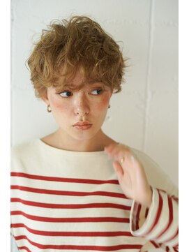 シェル 立川(shell) 大人可愛い☆カジュアルショート♪丸みコロンとナチュラルパーマ