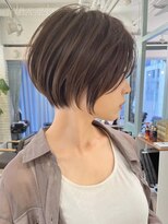 ロンドシエル 横浜(Lond ciel)&nbsp;前髪なし×韓国大人美人ショート×グレーベージュ/横浜モード