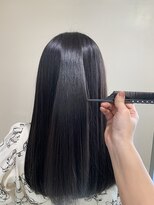 アズール 草加(azule)&nbsp;髪質改善カラー　バイオレットブルー［草加/草加駅東口］