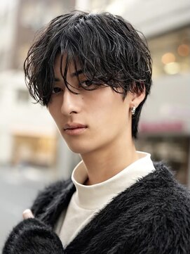 オーシャントーキョーウエスト 心斎橋 (OCEAN TOKYO WEST) 波巻きパーマメンズツイストスパイラルパーマツーブロック