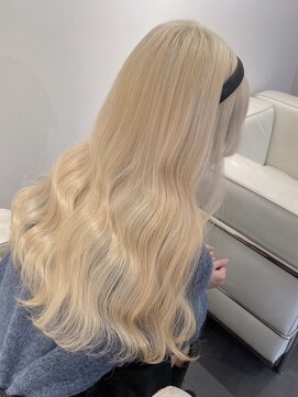 ベレーザ 渋谷(BELEZA) 5762グレーベージュハイライトグラデーションカラー韓国波巻き