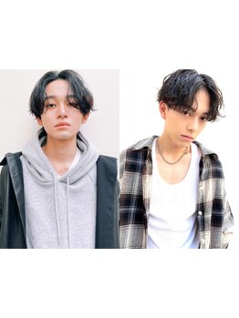 【メンズカット＋ツイストorスパイラルパーマ＋Tr\12000】ON/OFFどちらもキマる毎日かっこいいSTYLE