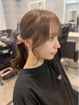 アンダーバーホワイト 天神店(_WHITE)の写真/【9時～24時】第一印象UP!前髪パーマでマスクをしてても"盛れる"☆可愛い愛されhairは_WHITEへ♪