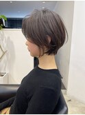 20代30代40代 ショートボブ 簡単セット 耳かけ おしゃれ