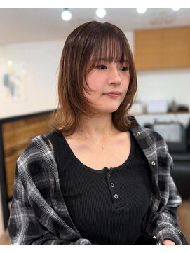 ヘアーサロンライト(hair salon Light) 顔周りレイヤーボブ