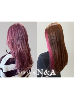 《ケアブリーチ使用カット＋Wカラー》インナーカラー/グラデーションなど最旬カラーをダメージレスで♪