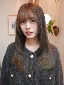 シティ(sity.) 天神　ブリーチなしカラー　ブラウンカラー　パーマ